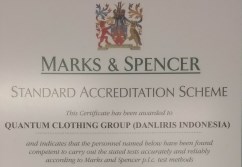 Sertifikat M&S-edits Sertifikat M&S-edits